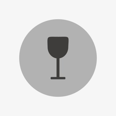 şarap cam düz kutsal kişilerin resmi, vektör, illüstrasyon 