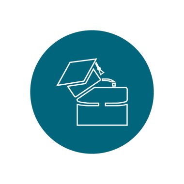 eğitim web simgesi, vektör çizim 