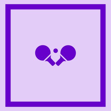 Raketleri ve tenis oynamak için topu illüstrasyon vektör