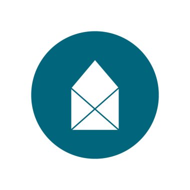 mektup zarfının minimalist vektör simgesi