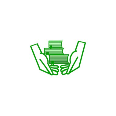 Kitap vektör çizim renkli yığını