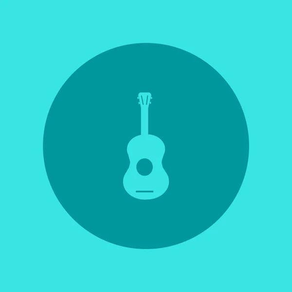 Ícone Web Guitarra Ilustração Vetorial — Vetor de Stock