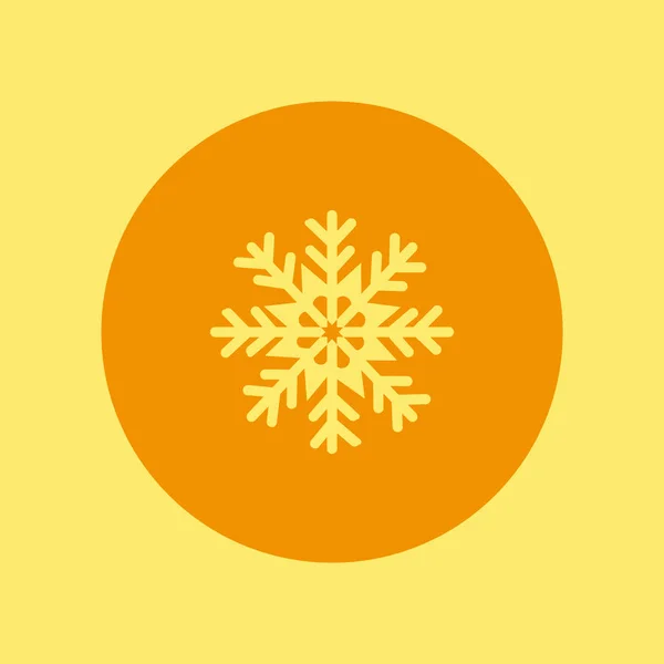 Kleurrijke Sneeuwvlok Vectorillustratie — Stockvector