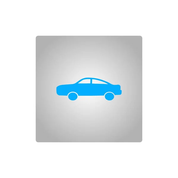 Icono Vector Coche Pasajeros Minimalista — Archivo Imágenes Vectoriales