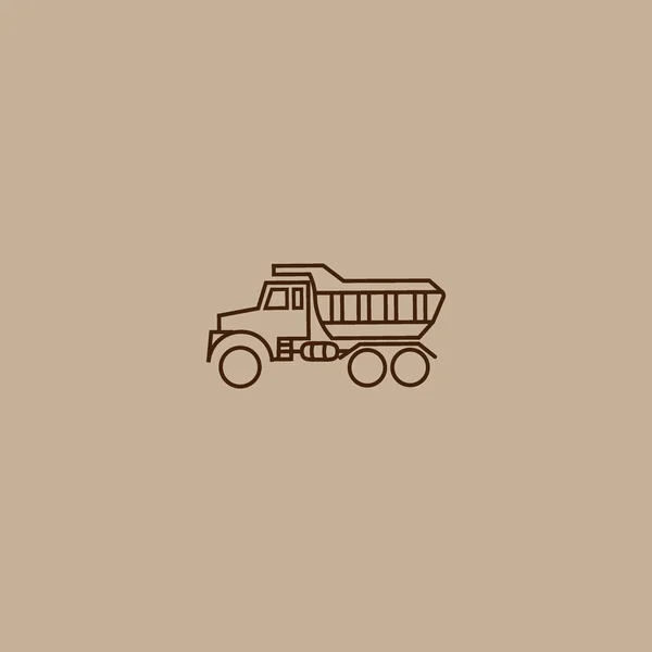Modèle Logo Camion Énorme — Image vectorielle