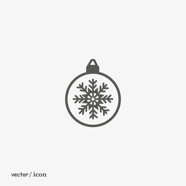 Colorido Navidad Bauble Vector Ilustración — Archivo Imágenes Vectoriales