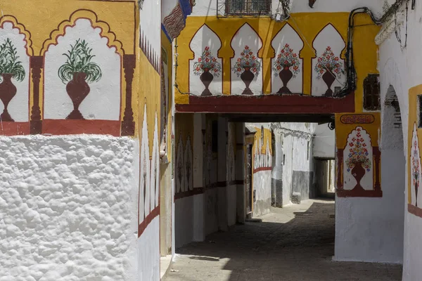 Pented Hoses Street Tetouan Morocco — Stock Photo, Image