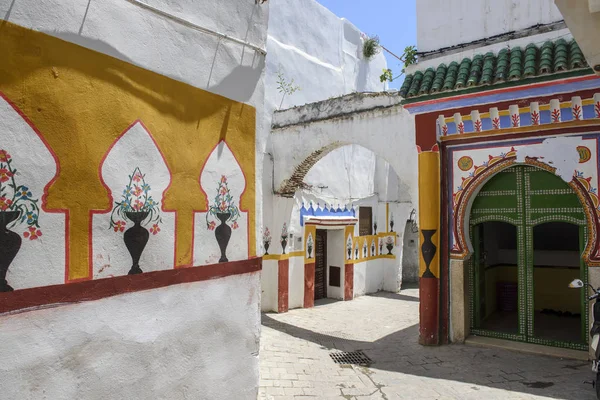 Bir Cami Girişinin Tetouan Morocco Görünümü — Stok fotoğraf