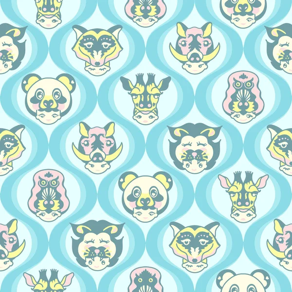 Bebek yeşil renk arka plan ile hayvan baş çekim