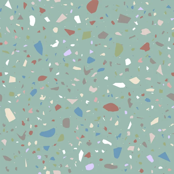 Bahar yeşil dünyevi sesi Terrazzo zemin doku