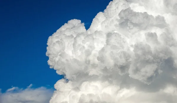 Абстрактный Природный Фон Облаками Белые Кучевые Облака Стоковое Изображение