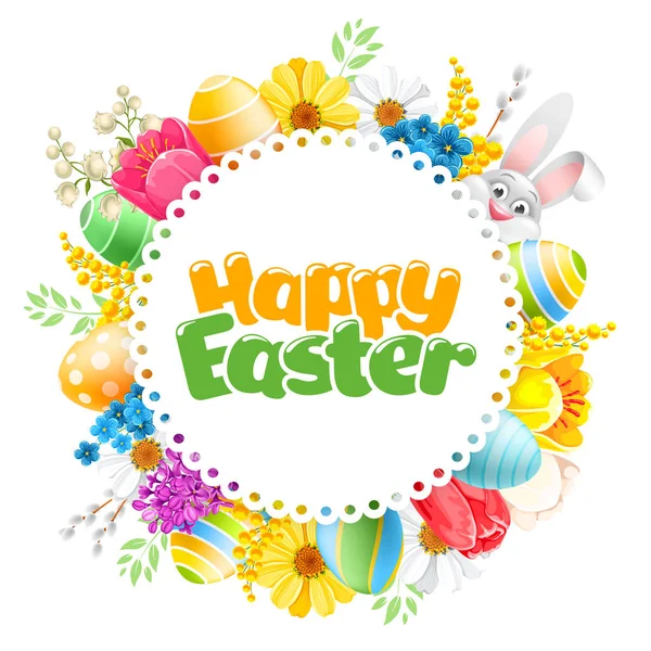 Happy Easter Greeting — Stock Vector