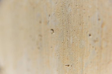 Traverten doku. Tedavi edilmemiş Traverten üretim. Sert kaya doku