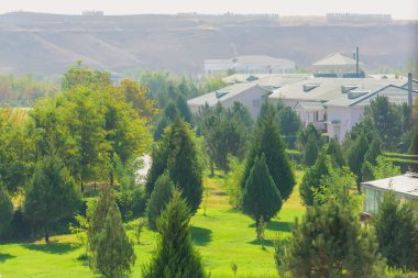 Tatil evi. Başkan Park. Geri kalan bölge. Bahçe seralar