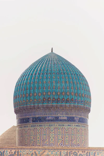 Khawaja Ahmed Yasawis Mausoleum Gamla Moskén Staden Turkestan Världsarv Kazakstan — Stockfoto