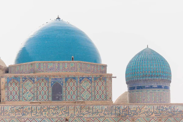 Khawaja Ahmed Yasawis Mausoleum Gamla Moskén Staden Turkestan Världsarv Kazakstan — Stockfoto