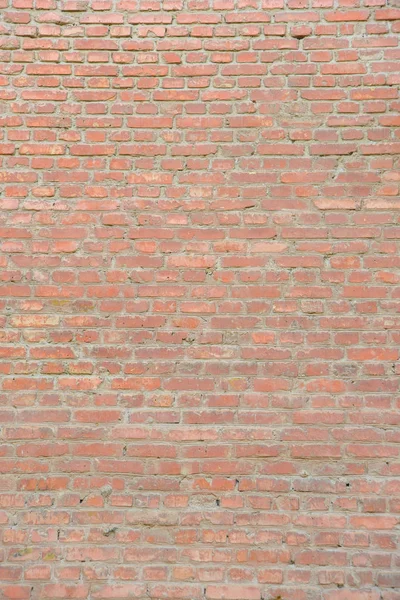 Doku Eski Tuğla Duvarın Kırmızı Kahverengi Tuğla Tuğla Eski Bina — Stok fotoğraf