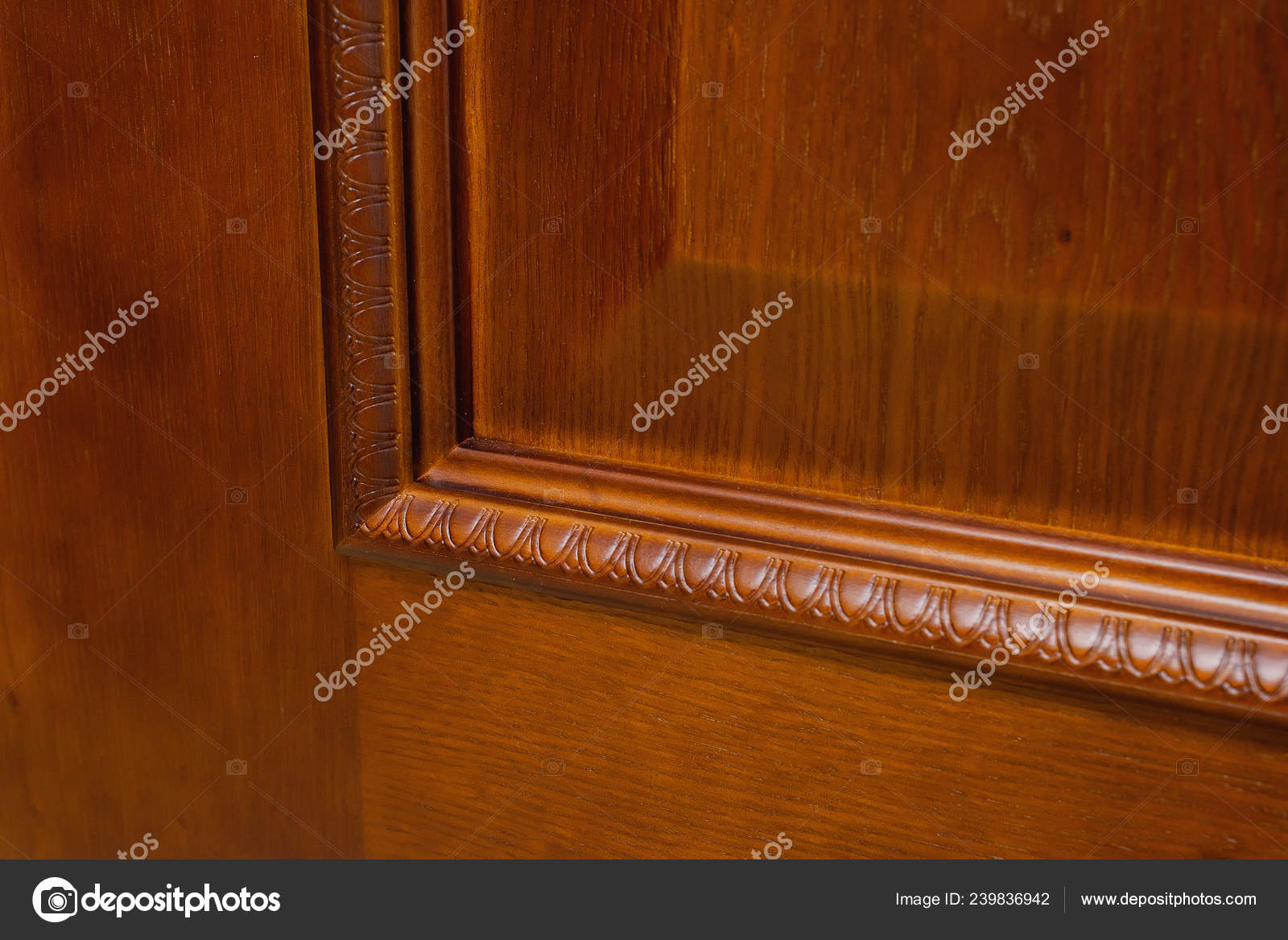 Texture Wooden Door Gilded Door Handle Door Hinges Interior Door Stock Photo C Kinderkz 239836942