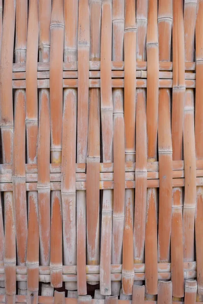 Cerca Bambu Vime Esgrima Materiais Origem Natural Cerca Decorativa Sebes — Fotografia de Stock