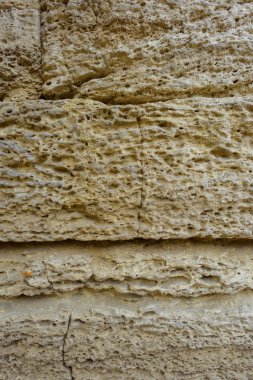 Şehir Chersonesos. Tarihi yerler. Bir antik kent kalıntıları. Unesco Dünya Mirası alanı. Yüksek yapılar taş. Taş duvarlar doku. Kuzey Karadeniz. Kırım'dinlenme. Turizm.