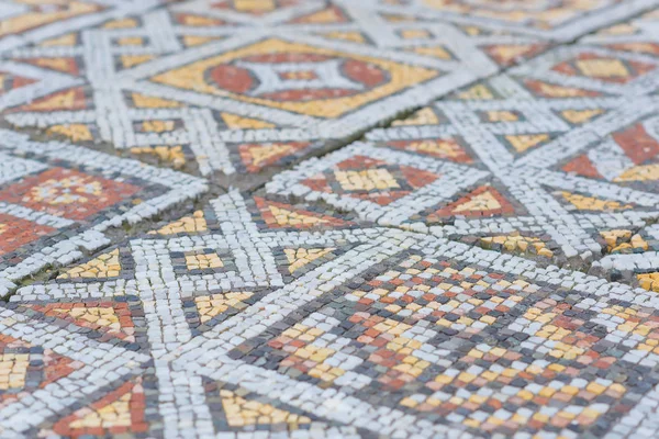 Carrelage Mosaïque Multicolore Tauric Chersonesos Mosaïques Siècle Lieu Historique Architecture — Photo