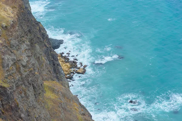 Capo Fiolent Litorale Roccioso Onde Battute Sulle Rocce Mar Nero — Foto Stock