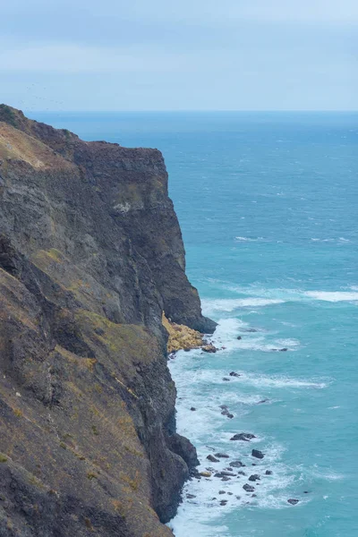 Cape Fiolent Felsige Meeresküste Wellen Schlagen Auf Die Felsen Schwarzes — Stockfoto