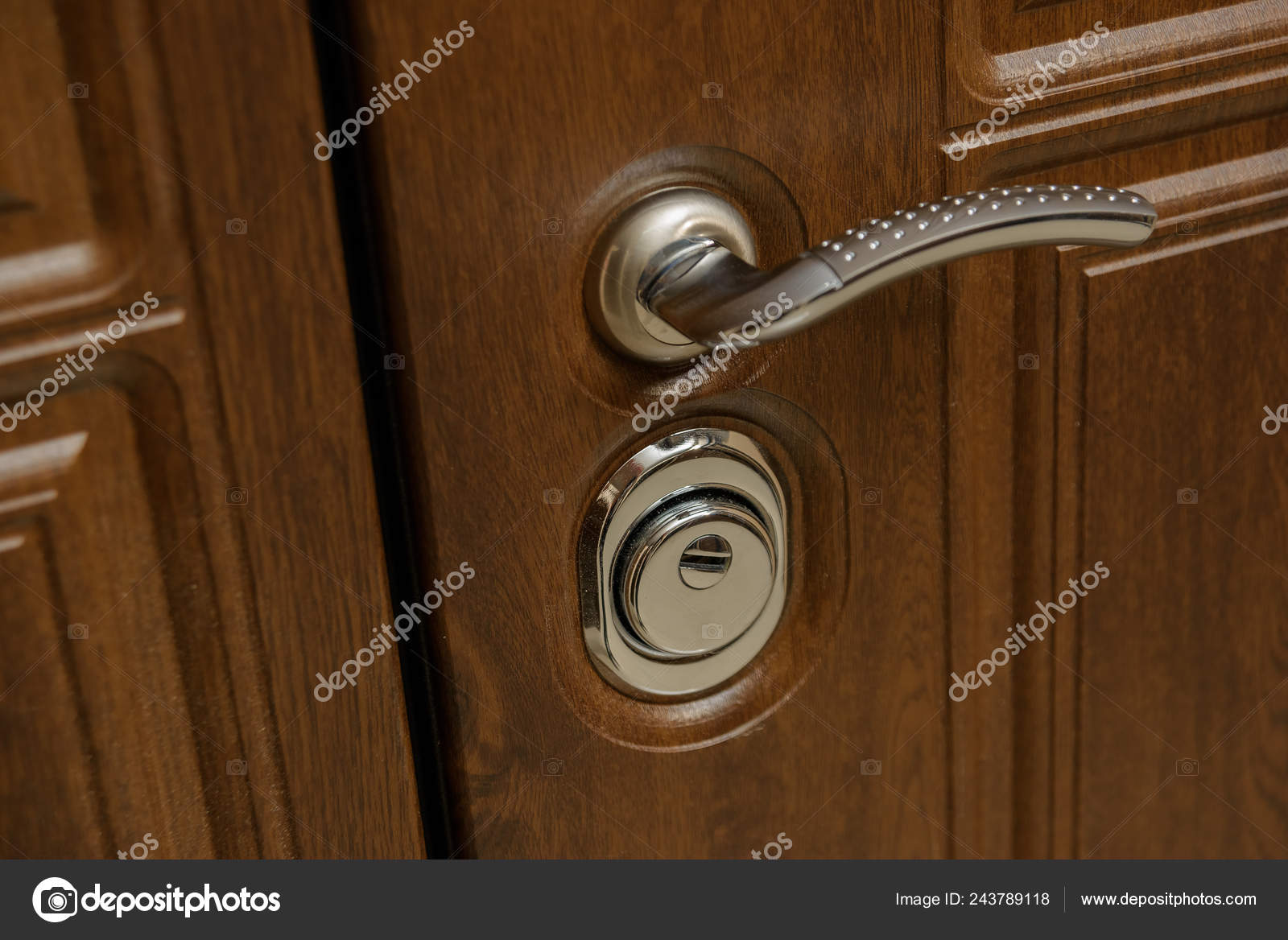 Wooden Door Internal Lock Design Keyhole Metal Door Handle