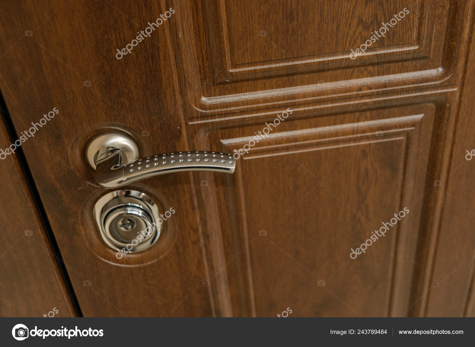 Wooden Door Internal Lock Design Keyhole Metal Door Handle