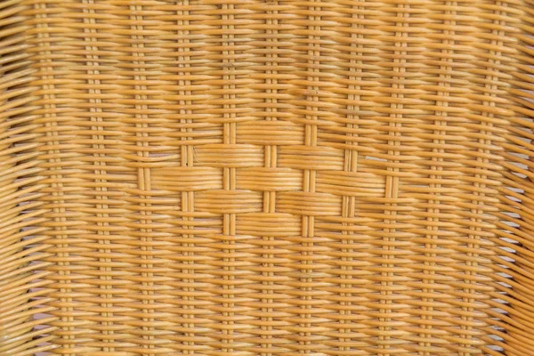 Wicker furniture. Summer terrace of the restaurant. Decor. Texture of wicker furniture. Weaving of vines. Garden furniture. Furniture made of natural material.