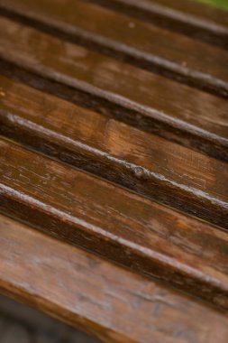 Ahşap bank. Parkta yürümek. Ahşap Bank doku. Dinlenme. Lake ahşap.