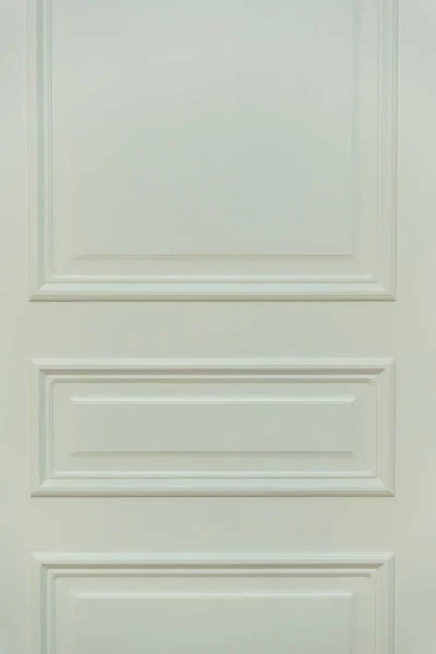 White door. The classic design of the interior door. Modern door with a platband and glass. — Stock Image White Door Classic Design Interior Door Modern Door Platband Glass Royalty Free Stock Photos