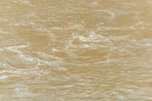 Ślad Motorówki Powierzchni Wody Transport Wodny Tekstura Brudnej Wody — Zdjęcie stockowe