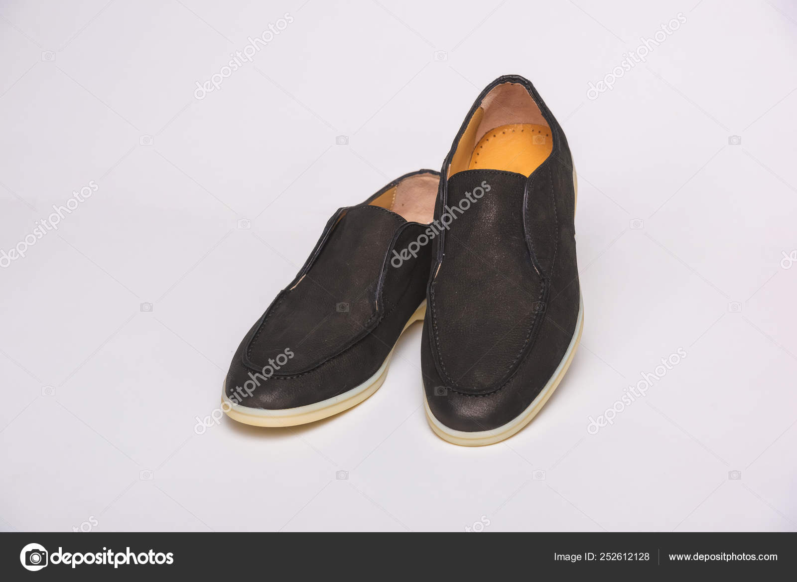 black casual shoes white sole