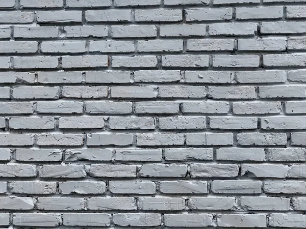 Texture Street White Brick Wall Building Built Brick Relief Surface — Stock Photo, Image