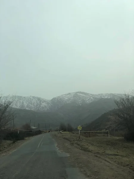 Camino Montaña Viaje Por Carretera Las Cimas Las Montañas Rocosas —  Fotos de Stock