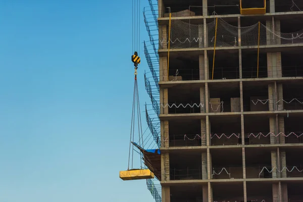 Construcción Edificios Varios Pisos Batumi Andamios Edificios Trabajos Reparación Edificios —  Fotos de Stock