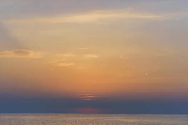 Gökyüzünde Gün Batımı Georgia Dinlenin Yüzeyinin Dokusu Karadeniz Batum Gün — Stok fotoğraf