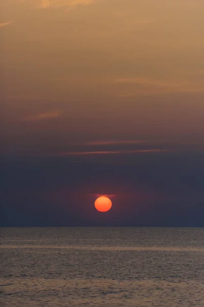 Zonsondergang Lucht Rust Georgië Textuur Van Het Oppervlak Van Het — Stockfoto