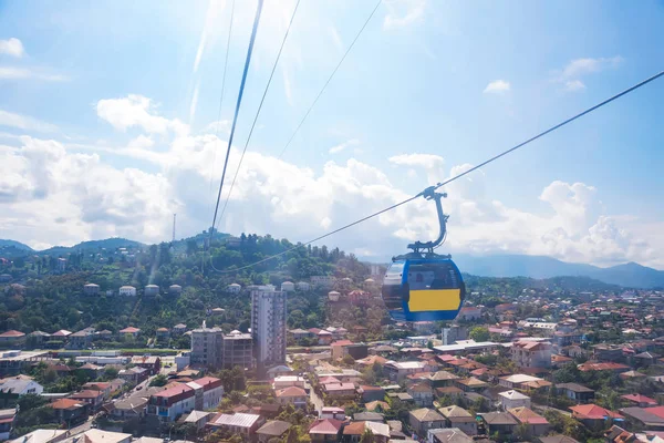 Linbanan Argo Batumi Panoramautsikt Över Staden Från Stugan Vila Georgien — Stockfoto