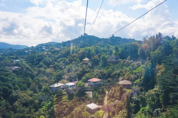 Linbanan Argo Batumi Panoramautsikt Över Huset Från Stugan Vila Georgien — Stockfoto