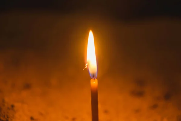 Queimar Velas Templo Sagrado Descanse Geórgia Velas Presas Areia Grande — Fotografia de Stock