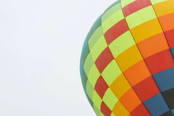 Mångfärgad Varmluftsballong Blå Himmel Bakgrund Varmluftsballonger Ballong Festivalen Ballong Festivalen — Stockfoto