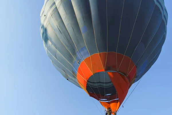 Brenner Mit Feuer Bunten Heißluftballon Heißluftballons Auf Dem Ballonfestival Ballonfestival — Stockfoto