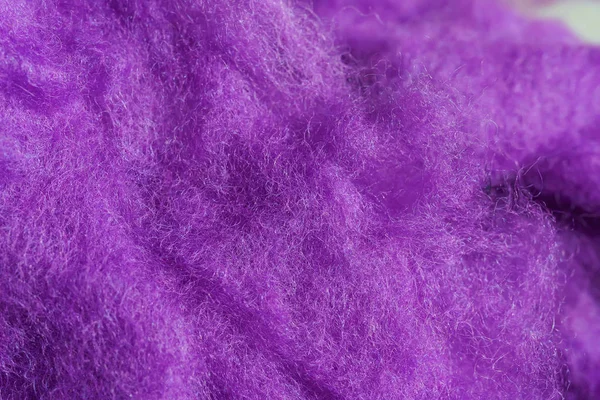 Textuur Van Donker Paarse Wol Voor Garen Violet Abstracte Achtergrond — Stockfoto