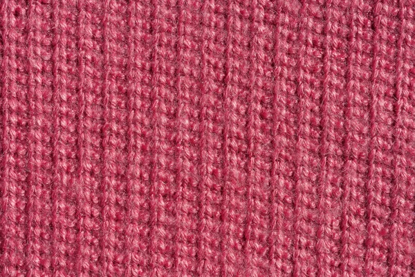 Textura Tejido Punto Rosa Fondo Abstracto Rosa Tela Invierno Gruesa —  Fotos de Stock