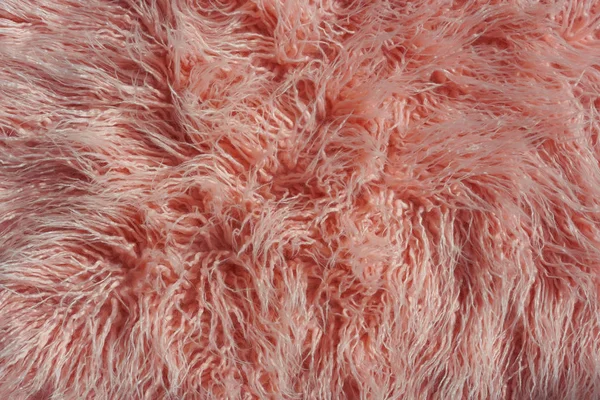 Textura Růžového Kožichu Růžové Abstraktní Pozadí Světle Růžová Umělá Srst — Stock fotografie