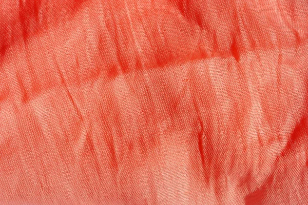 Tekstura Koralowa Tkanina Koralowe Tło Abstrakcyjne Kolor Tkaniny Różowy Koral — Zdjęcie stockowe