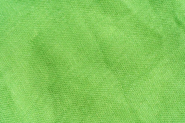 Tekstura Jasnozielonej Tkaniny Jasnozielone Streszczenie Tła Zielone Tkaniny Zbliżenie — Zdjęcie stockowe