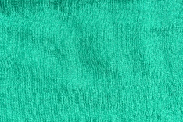 Texture Sea Green Fabric Emerald Abstract Background Green Fabric Closeup — Stock Photo, Image